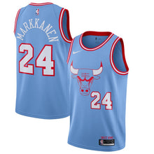 Load image into Gallery viewer, Lauri Markkanen Chicago Bulls Nike 2019/20 Finished City Edition Swingman Jersey - Blue