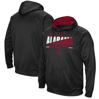 Men's Crimson Alabama Crimson Tide Slash Stack Performance Pullover Hoodie