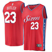 Load image into Gallery viewer, Men&#39;s Philadelphia 76ers Jimmy Butler Fanatics Branded  Fast Break Replica Player Jersey- Statement Edition