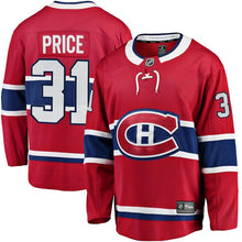 Load image into Gallery viewer, Men&#39;s Fanatics Branded Carey Price Red Montreal Canadiens Breakaway Player Jersey