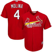 Load image into Gallery viewer, Men&#39;s St. Louis Cardinals Yadier Molina Majestic Home Cool Base Player Jersey