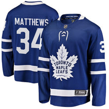 Load image into Gallery viewer, Men&#39;s Fanatics Branded Auston Matthews Royal Toronto Maple Leafs Breakaway Player Jersey