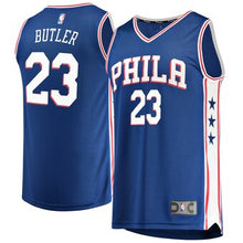 Load image into Gallery viewer, Men&#39;s Philadelphia 76ers Jimmy Butler Fanatics Branded  Fast Break Replica Player Jersey- Statement Edition