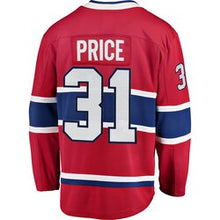 Load image into Gallery viewer, Men&#39;s Fanatics Branded Carey Price Red Montreal Canadiens Breakaway Player Jersey