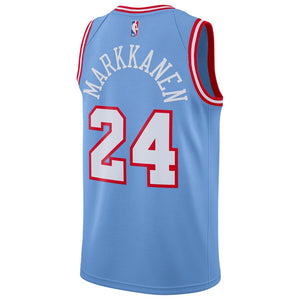 Lauri Markkanen Chicago Bulls Nike 2019/20 Finished City Edition Swingman Jersey - Blue