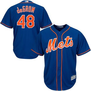 Men's New York Mets Jacob deGrom Majestic Alternate Cool Base Player Jersey