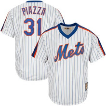 Load image into Gallery viewer, Men&#39;s New York Mets Mike Piazza Majestic Big &amp; Tall Cooperstown Collection Cool Base Replica Player Jersey