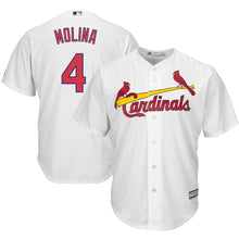 Load image into Gallery viewer, Men&#39;s St. Louis Cardinals Yadier Molina Majestic Home Cool Base Player Jersey