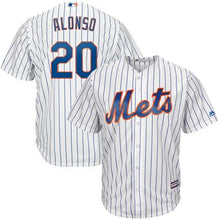 Load image into Gallery viewer, Pete Alonso New York Mets Majestic Home Official Cool Base Player Jersey